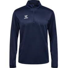 hummel Sport Long Sleeve Shirt hmlESSENTIAL Half-Zip (comfortable fit) navy blue men's