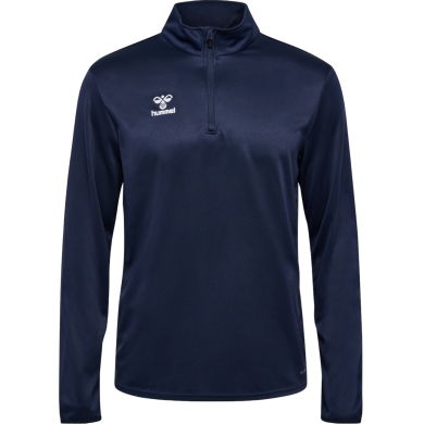 hummel Sport Long Sleeve Shirt hmlESSENTIAL Half-Zip (comfortable fit) navy blue men's