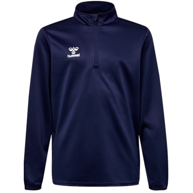 hummel Sport Long Sleeve Shirt hmlESSENTIAL Half-Zip (comfortable fit) navy blue Kids