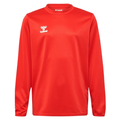 hummel Sport Long Sleeve Shirt hmlESSENTIAL Sweatshirt (Interlock Fabric) red Kids