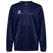 hummel Sport Long Sleeve Shirt hmlESSENTIAL Sweatshirt (Interlock Fabric) navy blue Kids