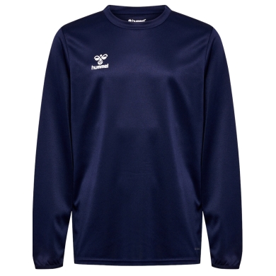 hummel Sport Long Sleeve Shirt hmlESSENTIAL Sweatshirt (Interlock Fabric) navy blue Kids