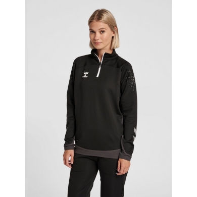 hummel Sport Long Sleeve Shirt hmlLEAD Half-Zip (Sweat Fabric) Black Women