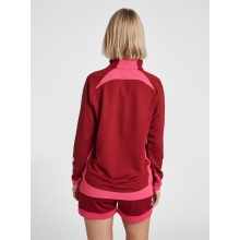 hummel Sport long-sleeved shirt hmlLEAD Half-Zip (sweat fabric) bordeaux/red Women