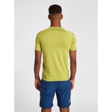 hummel Sport T-shirt hmlLEAD Pro Seamless Training Jersey (stretch jersey fabric) Short Sleeve lime Men