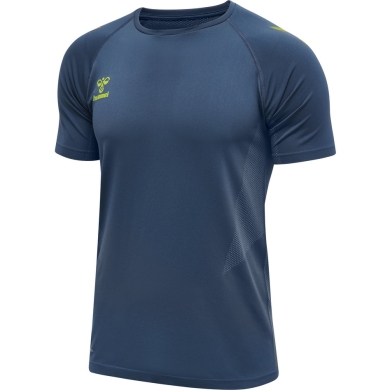 hummel Sport T-shirt hmlLEAD Pro Seamless Training Jersey (stretchy jersey fabric) Short sleeve dark blue Men