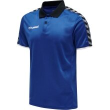 hummel Sport Polo hmlAUTHENTIC Functional (soft jersey fabric) Short Sleeve Dark Blue Men