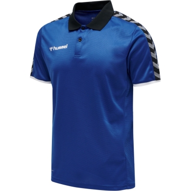 hummel Sport Polo hmlAUTHENTIC Functional (soft jersey fabric) Short Sleeve Dark Blue Men