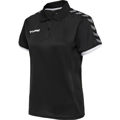 hummel Sport Polo hmlAUTHENTIC Functional (soft jersey fabric) Short sleeve black/white Women