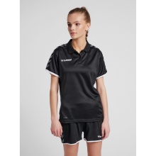 hummel Sport Polo hmlAUTHENTIC Functional (soft jersey fabric) Short sleeve black/white Women