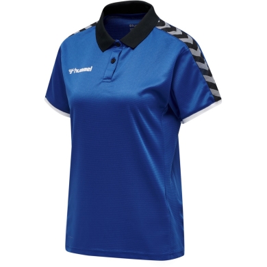 hummel Sport Polo hmlAUTHENTIC Functional (soft jersey fabric) short sleeve dark blue Women