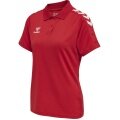 hummel Sport Polo hmlCORE XK Functional (Polyester Pique) Short Sleeve Red Women