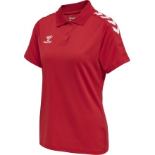 hummel Sport Polo hmlCORE XK Functional (Polyester Pique) Short Sleeve Red Women