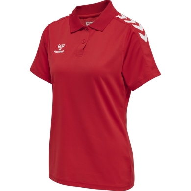 hummel Sport Polo hmlCORE XK Functional (Polyester Pique) Short Sleeve Red Women