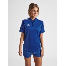 hummel Sport Polo hmlCORE XK Functional (Polyester Pique) Short Sleeve Dark Blue Women