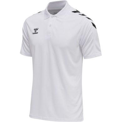 hummel Sport Polo hmlCORE XK Functional (Polyester Pique) Short Sleeve White Men