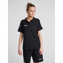 hummel Sport/Leisure Polo hmlGO Cotton (Cotton) Short Sleeve Black Women