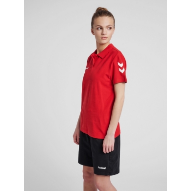 hummel Sport/Leisure Polo hmlGO Cotton (Cotton) Short Sleeve red Women