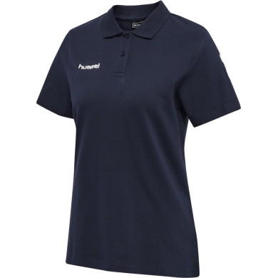 hummel Sport/Leisure Polo hmlGO Cotton Short Sleeve Navy Blue Women