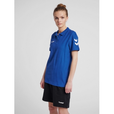 hummel Sport/Leisure Polo hmlGO Cotton (Cotton) Short Sleeve Dark Blue Women