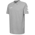 hummel Sport/Leisure Polo hmlGO Cotton Short Sleeve grey Children