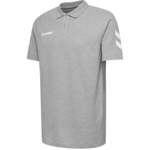 hummel Sport/Leisure Polo hmlGO Cotton Short Sleeve grey Children