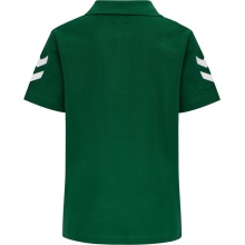 hummel Sport/Leisure Polo hmlGO Cotton (Cotton) Short Sleeve Dark Green Children