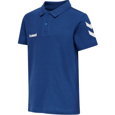 hummel Sport/Leisure Polo hmlGO Cotton (Cotton) Short Sleeve Dark Blue Children