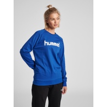 hummel Pullover Basic hmlGO Cotton Sweatshirt Big Logo (Cotton) dark blue Women