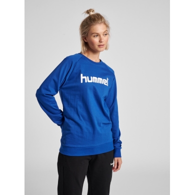 hummel Pullover Basic hmlGO Cotton Sweatshirt Big Logo (Cotton) dark blue Women