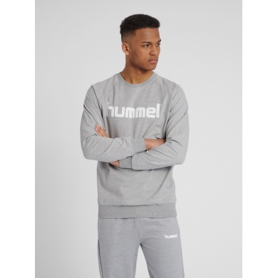 hummel Pullover Basic hmlGO Cotton Sweatshirt Big Logo (Cotton) grey Men