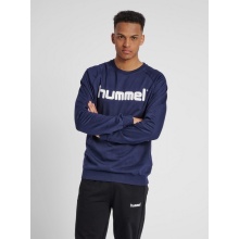 hummel Pullover Basic hmlGO Cotton Sweatshirt Big Logo (Cotton) navy blue Men