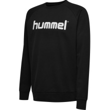 hummel Pullover Basic hmlGO Cotton Sweatshirt Big Logo (Cotton) black Kids