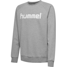 hummel Pullover Basic hmlGO Cotton Sweatshirt Big Logo (Cotton) grey Kids