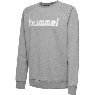 hummel Pullover Basic hmlGO Cotton Sweatshirt Big Logo (Cotton) grey Kids