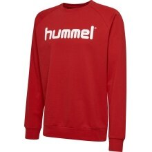 hummel Pullover Basic hmlGO Cotton Sweatshirt Big Logo (Cotton) red Kids