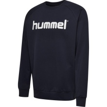 hummel Pullover Basic hmlGO Cotton Sweatshirt Big Logo (Cotton) navy blue Kids