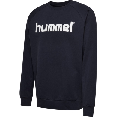 hummel Pullover Basic hmlGO Cotton Sweatshirt Big Logo (Cotton) navy blue Kids