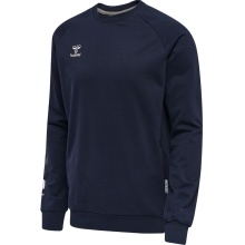 hummel Pullover hmlMOVE Grid Cotton Sweatshirt (Cotton) Navy Men