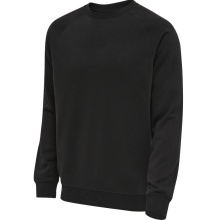 hummel Leisure Sweater hmlRED Classic Sweatshirt (sweat fabric, ribbed cuffs) black Men