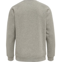 hummel Leisure Pullover hmlRED Classic Sweatshirt (sweat fabric, ribbed cuffs) grey Men