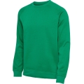 hummel Leisure Sweater hmlRED Classic Sweatshirt (Sweat fabric, ribbed cuffs) green Men