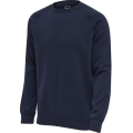 hummel Casual Sweatshirt hmlRED Classic Sweatshirt (Sweat fabric, ribbed cuffs) navy blue Men