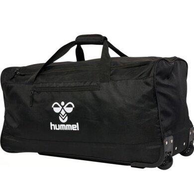 Hummel hmlCORE 2.0 Trolley Sports Travel Bag with Wheels (Size M) - Black