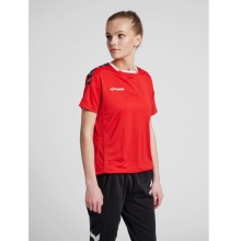 hummel Sport Shirt hmlAUTHENTIC Poly Jersey (lightweight jersey fabric) Short Sleeve red Women