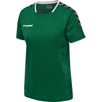 hummel Sport-Shirt hmlAUTHENTIC Poly Jersey (lightweight jersey fabric) Short Sleeve dark green Women