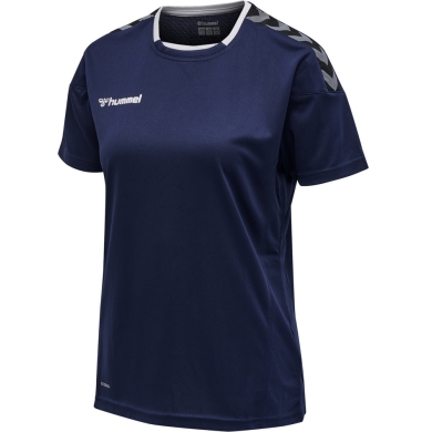 hummel Sport-Shirt hmlAUTHENTIC Poly Jersey (lightweight jersey fabric) Short Sleeve navy blue Women