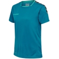 hummel Sport-Shirt hmlAUTHENTIC Poly Jersey (lightweight jersey fabric) Short Sleeve teal blue Women