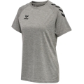 hummel Sport Shirt hmlCORE XK Core Poly (Interlock Fabric) Short Sleeve Grey Women