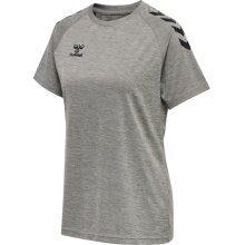 hummel Sport Shirt hmlCORE XK Core Poly (Interlock Fabric) Short Sleeve Grey Women